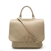 Louis Vuitton Vintage Pre-owned Laeder handvskor Beige, Dam