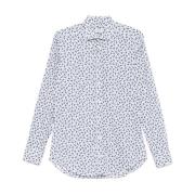 Etro Vit Button-Up Skjorta Långärmad White, Herr