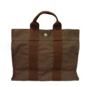 Hermès Vintage Pre-owned Canvas totevskor Brown, Dam