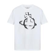 Vivienne Westwood Vita Crew Neck T-shirts och Polos White, Herr