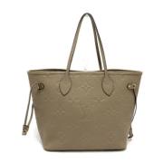 Louis Vuitton Vintage Pre-owned Laeder louis-vuitton-vskor Beige, Dam