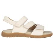 ara Off White Läder Dam Sandal Beige, Dam