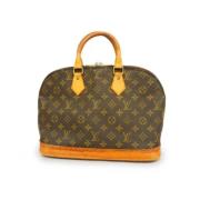 Louis Vuitton Vintage Pre-owned Tyg louis-vuitton-vskor Brown, Dam