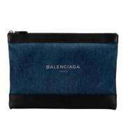 Balenciaga Vintage Pre-owned Denim balenciaga-vskor Blue, Dam