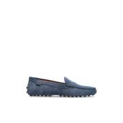 Tod's Läder Loafers Blue, Dam