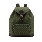 Louis Vuitton Vintage Pre-owned Canvas ryggsckar Green, Dam