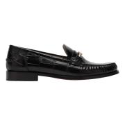 Salvatore Ferragamo Harry Croc Loafer Sko Black, Dam