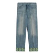 Valentino Garavani Regular Fit Denim Jeans Blue, Dam