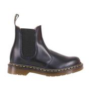 Dr. Martens Släta läder ankelstövlar Black, Dam