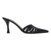 Paris Texas Nadia Mule Sandal Låg Klack Black, Dam