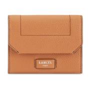 Lancel Kompakt Plånbok Ninon Brun Läder Brown, Unisex