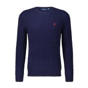 Polo Ralph Lauren Kabelstickad tröja Blue, Herr