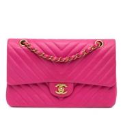 Chanel Vintage Pre-owned Laeder chanel-vskor Pink, Dam