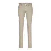 Tramarossa Slim-Fit Leonardo Jeans Made in Italy Beige, Herr