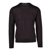 Filippo De Laurentiis Lyxig Merino Silk Cashmere Tröja Black, Herr