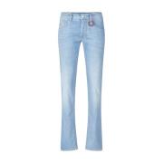 Tramarossa Slim-Fit Jeans med Karbinhake Blue, Herr