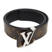 Louis Vuitton Vintage Pre-owned Laeder skrp Black, Dam