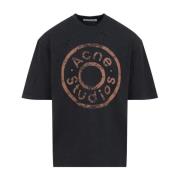 Acne Studios Svart Melange Tshirt Black, Herr