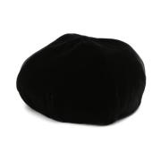 Emporio Armani Svart Sammet Panelhattar Black, Dam