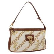 Louis Vuitton Vintage Pre-owned Laeder kuvertvskor White, Dam