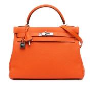 Hermès Vintage Pre-owned Laeder handvskor Orange, Dam