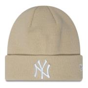 New Era Beige Yankees Cuff Beanie Beige, Herr