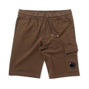 C.p. Company Stiliga Bermuda Shorts för Män Brown, Herr