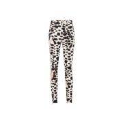 Roberto Cavalli Hög midja djurtryck leggings Multicolor, Dam