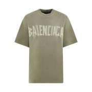 Balenciaga Herr Medium Fit Stilig Skjorta Green, Herr