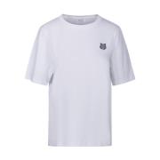 Maison Kitsuné Räv Huvud Patch T-shirt White, Dam