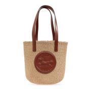 Chloé Väska Häst Medalj Stor typ shopper Beige, Dam