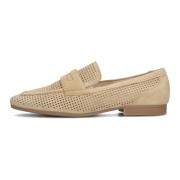 Gabor Mocka Loafers Stilren Trendig Bekväm Elegant Beige, Dam