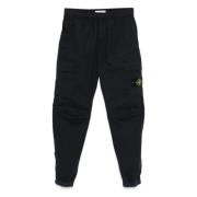 Stone Island Reguljär Tapered Byxor Black, Herr