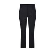 Off White Svart Slim Zip Det Byxor Black, Herr