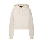 Jacquemus Neutral Gros Grain Hoodie Sweatshirt Beige, Dam