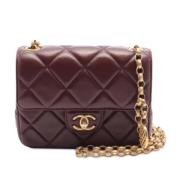 Chanel Vintage Pre-owned Laeder chanel-vskor Red, Dam