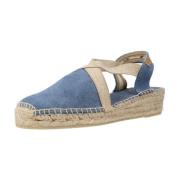 Toni Pons Korsade Remmar Espadriller Blue, Dam