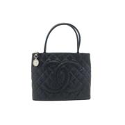 Chanel Vintage Pre-owned Laeder handvskor Black, Dam