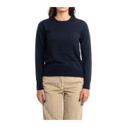 Seventy Stilren Crew Neck Sweater Blue, Dam