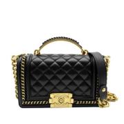 Chanel Vintage Pre-owned Laeder handvskor Black, Dam