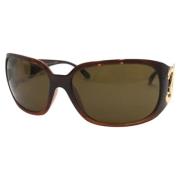 Chanel Vintage Pre-owned Glas solglasgon Brown, Dam