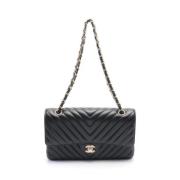 Chanel Vintage Pre-owned Laeder chanel-vskor Black, Dam