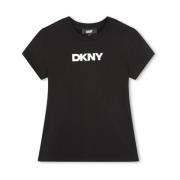 Dkny Svart Tee Shirt 09B Black, Unisex