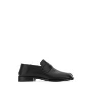 Maison Margiela Svarta läder Tabi loafers Black, Herr