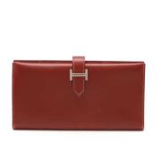 Hermès Vintage Pre-owned Laeder plnbcker Red, Dam