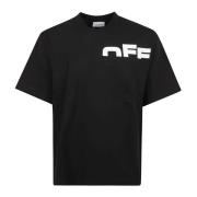 Off White Skate T-shirts och Polos Black, Herr