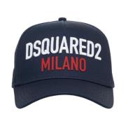 Dsquared2 Blå Baseballkeps för Män Blue, Herr