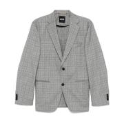 Hugo Boss Stilig Blazer för Män Gray, Herr