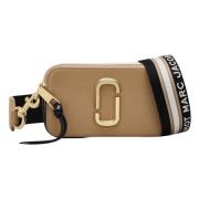 Marc Jacobs Multi Snapshot Läder Crossbody Väska Brown, Dam