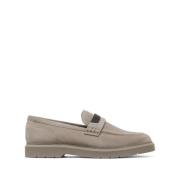 Brunello Cucinelli Platta Skor Beige Kristall Dekoration Beige, Dam